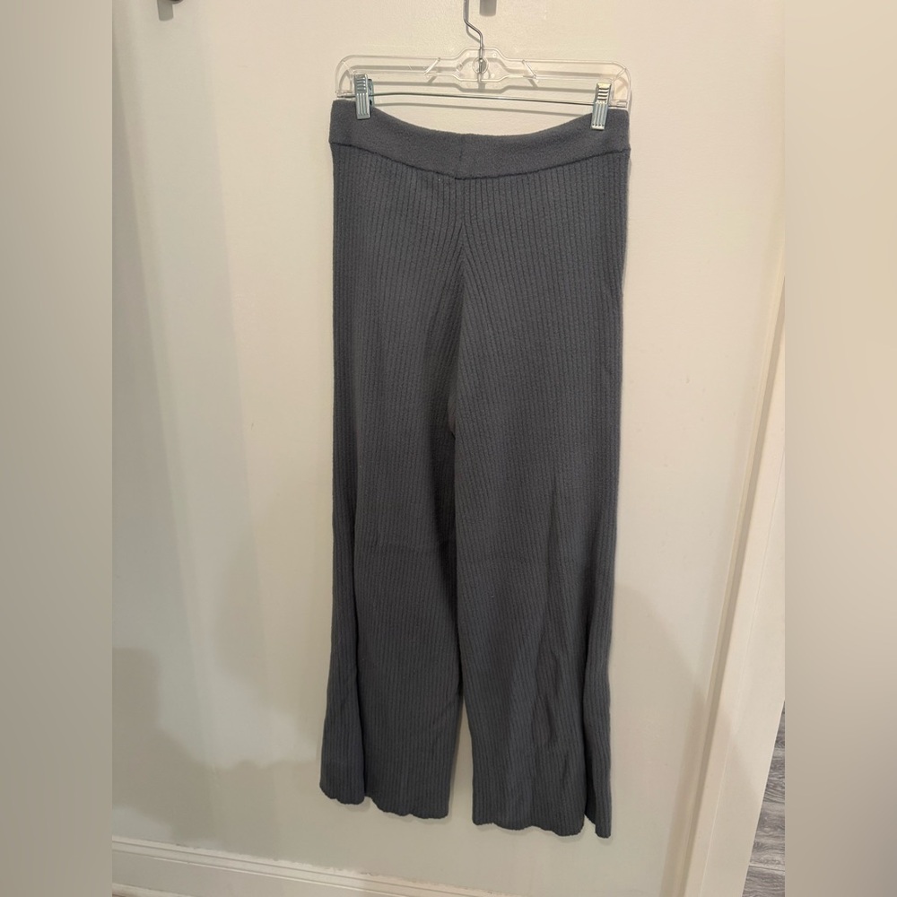ALO Snuggle Up Sweater High-Waist Wide Leg Pant EUC Size Medium - Picture 4 of 6